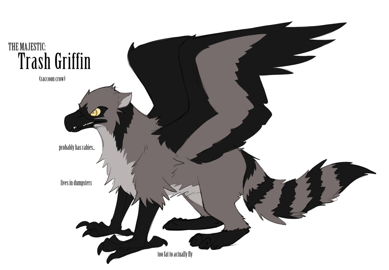 The Majestic Trash Griffin The Majestic Trash Griffin