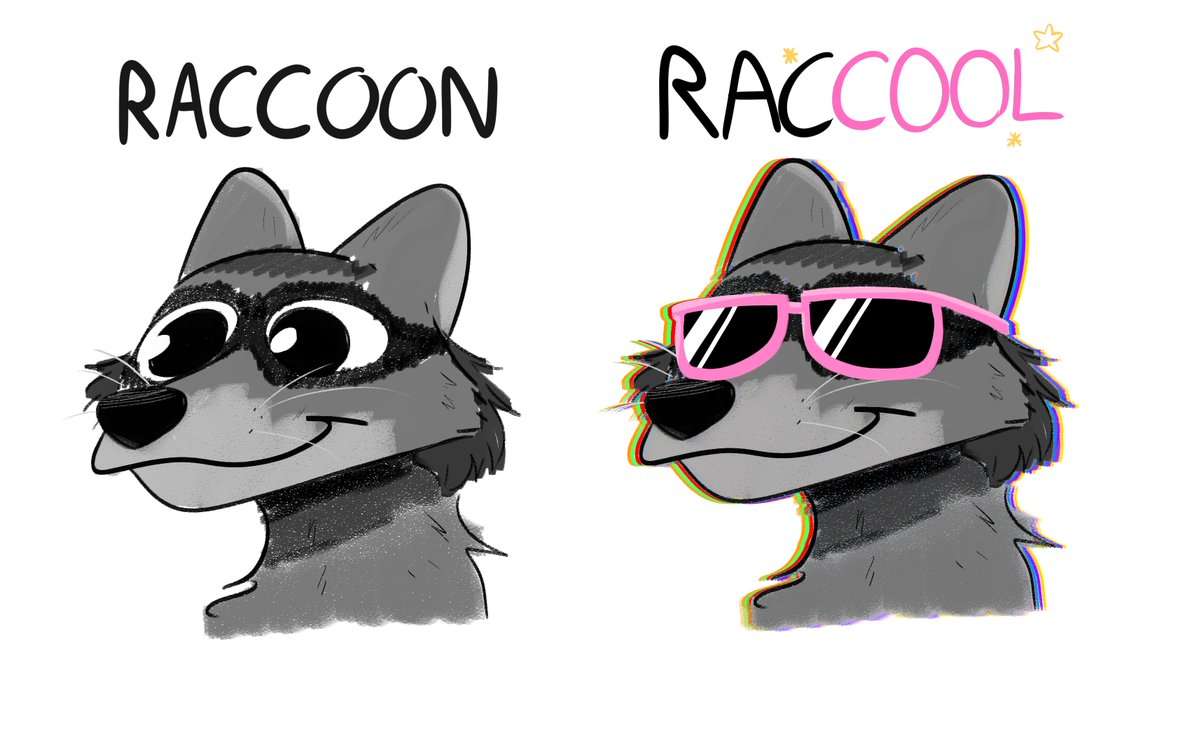 Raccoon? RACCOOL! Raccoon? RACCOOL!